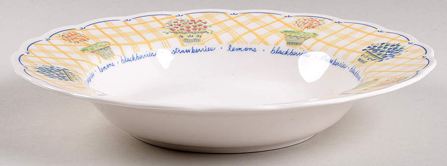 Dena's Garden Large Rim Soup Bowl by Nikko-1
