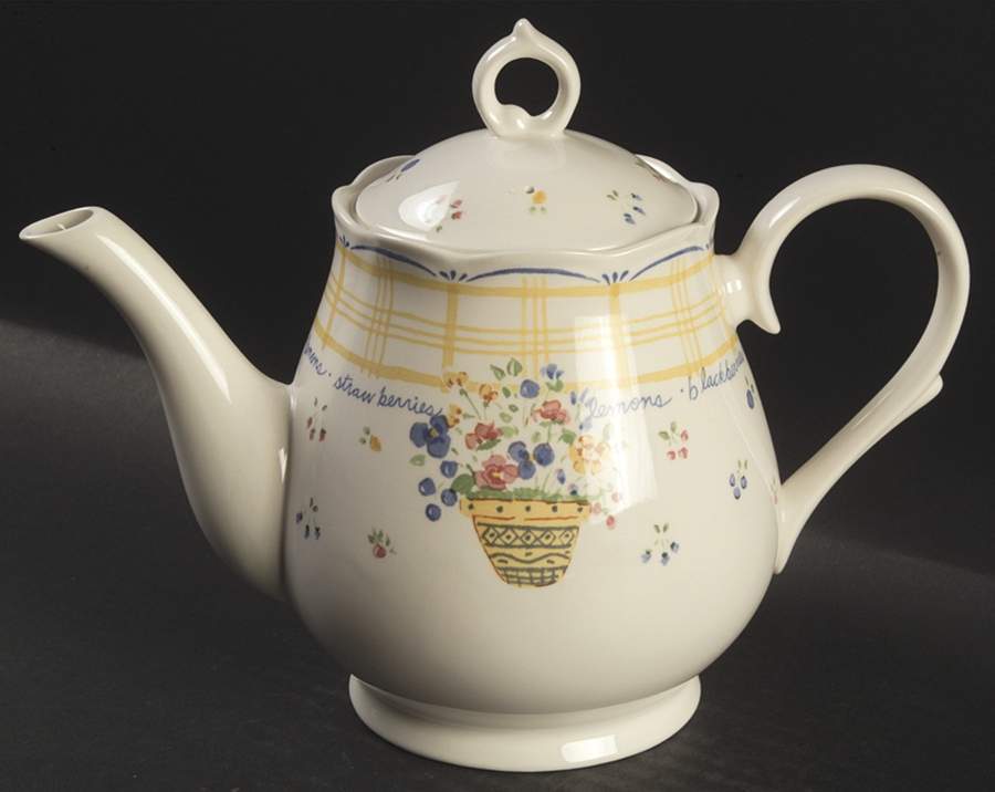 Dena's Garden Teapot & Lid by Nikko-1
