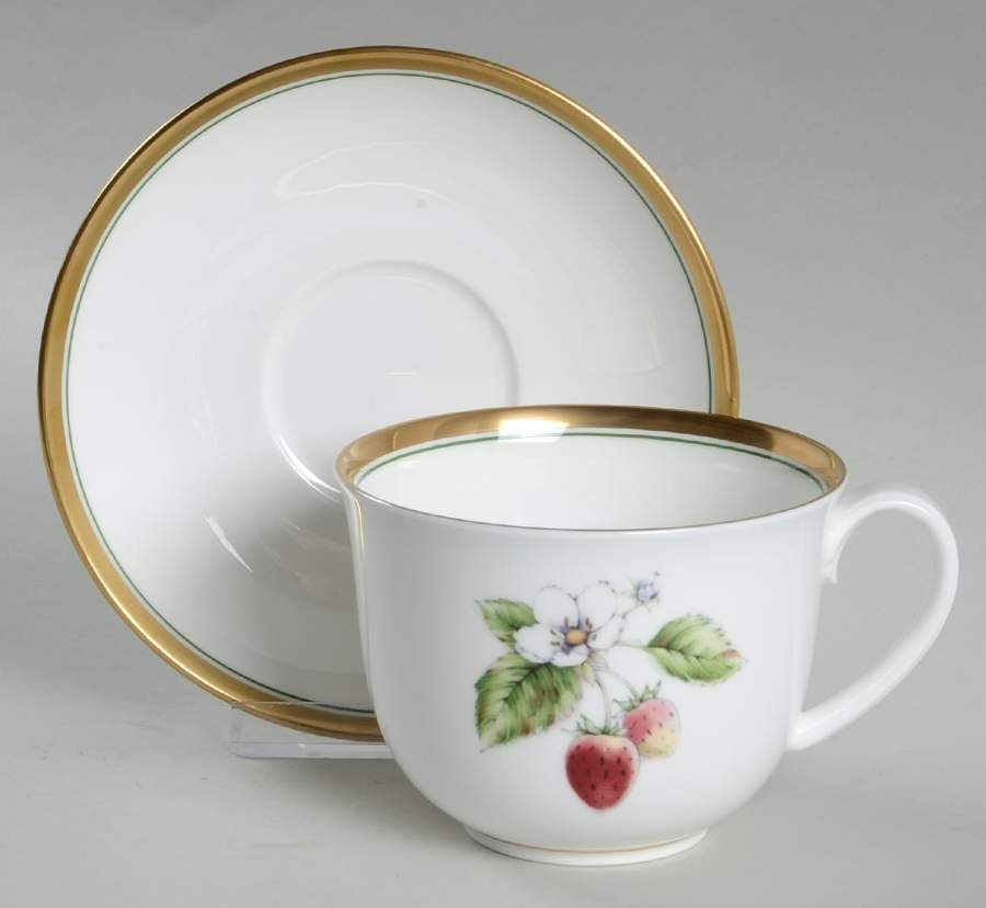 Summers Bounty Oversized Cup & Saucer Set by Nikko-1