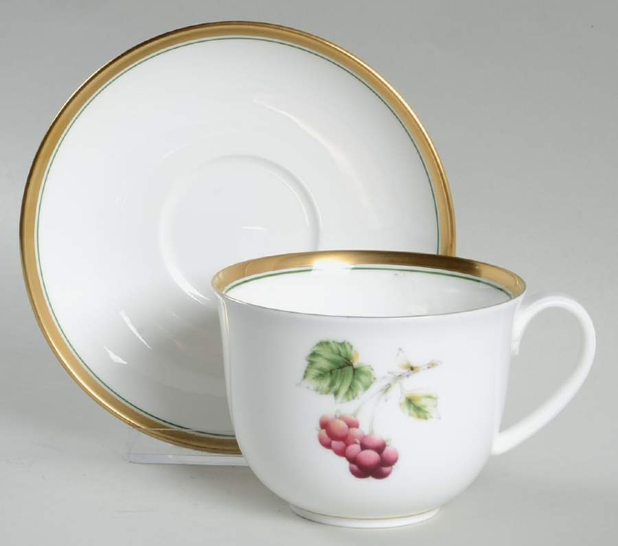 Summers Bounty Oversized Cup & Saucer Set by Nikko-1
