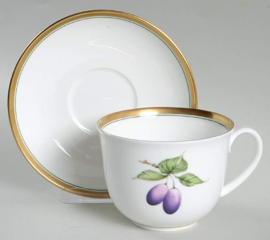 Summers Bounty Oversized Cup & Saucer Set by Nikko-1