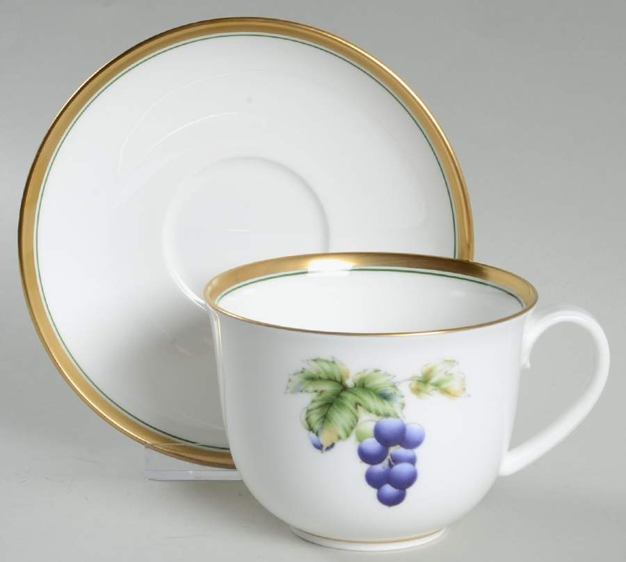 Summers Bounty Oversized Cup & Saucer Set by Nikko-1