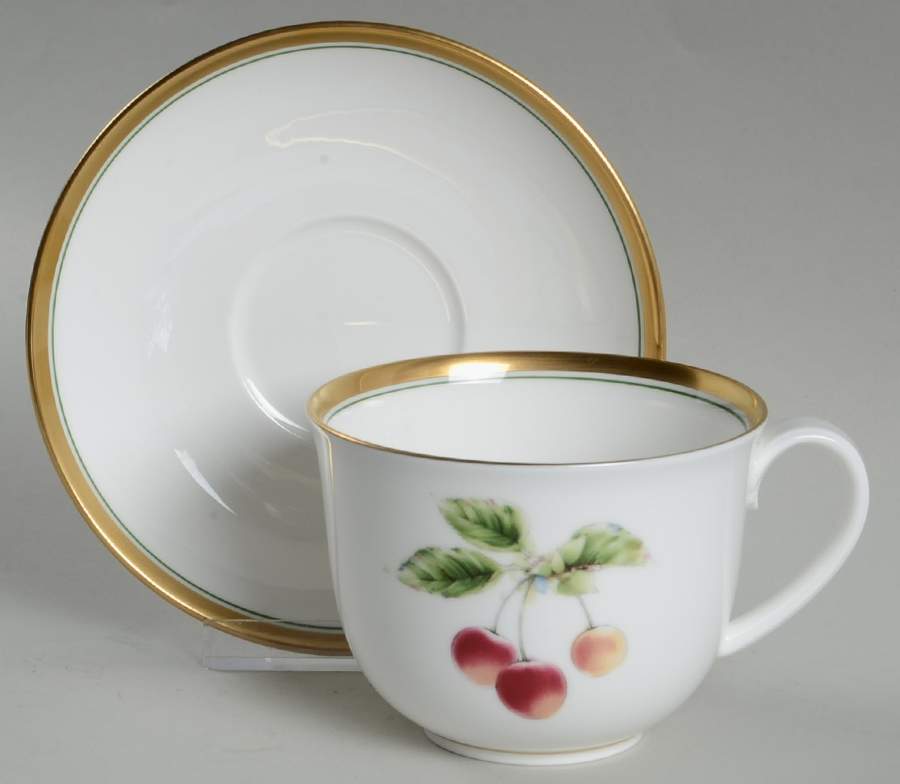 Summers Bounty Oversized Cup & Saucer Set by Nikko-1