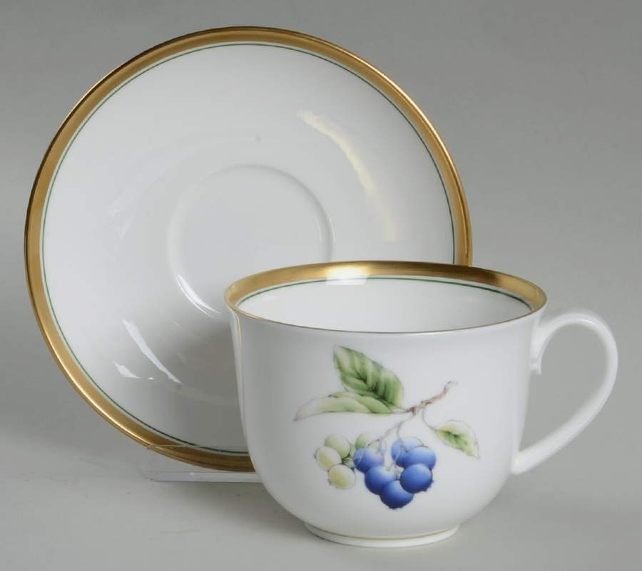 Summers Bounty Oversized Cup & Saucer Set by Nikko-1
