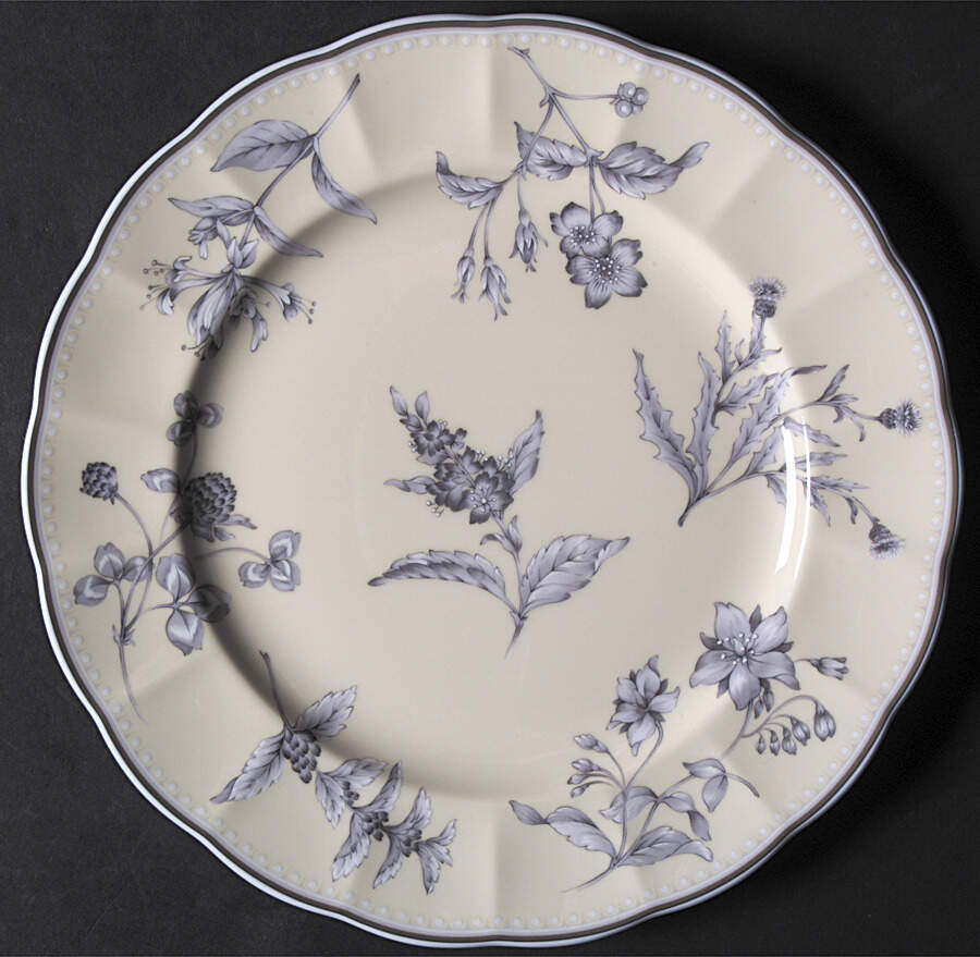 Herb Garden Luncheon Plate by Nikko-1