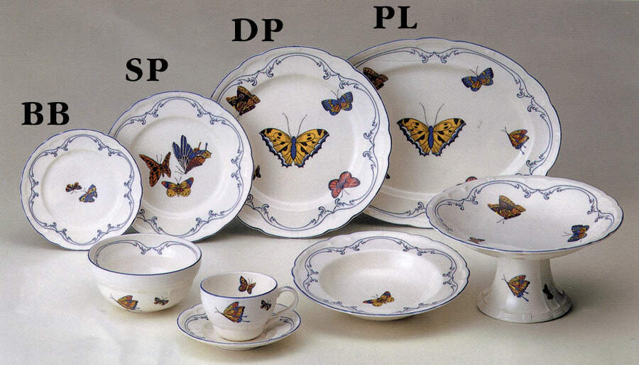 Papillon Bread & Butter Plate by Nikko-1