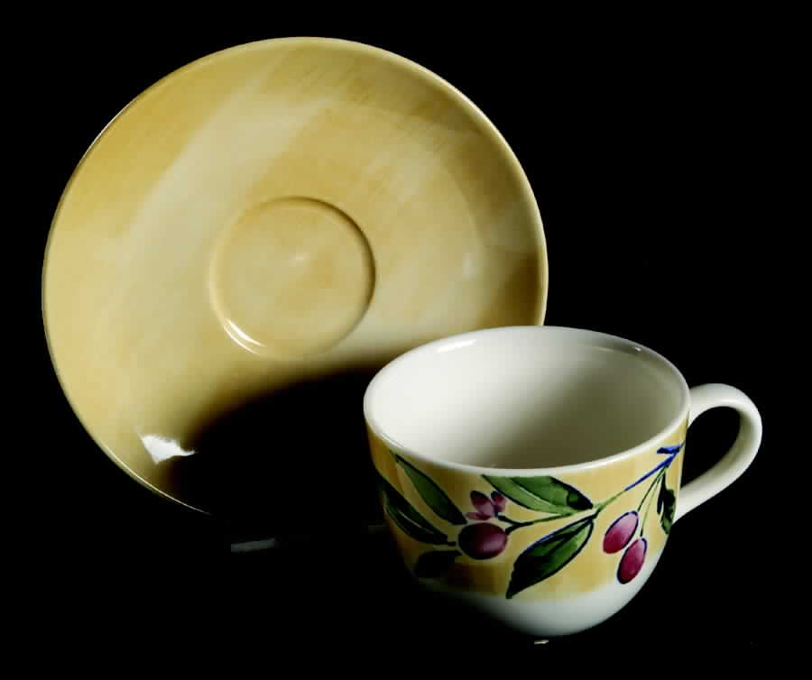 Spring Dance Flat Cup & Saucer Set by Nikko-1