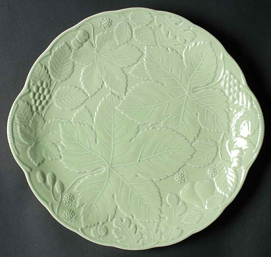 Woodbury Lime Handled Cake Plate by Nikko-1