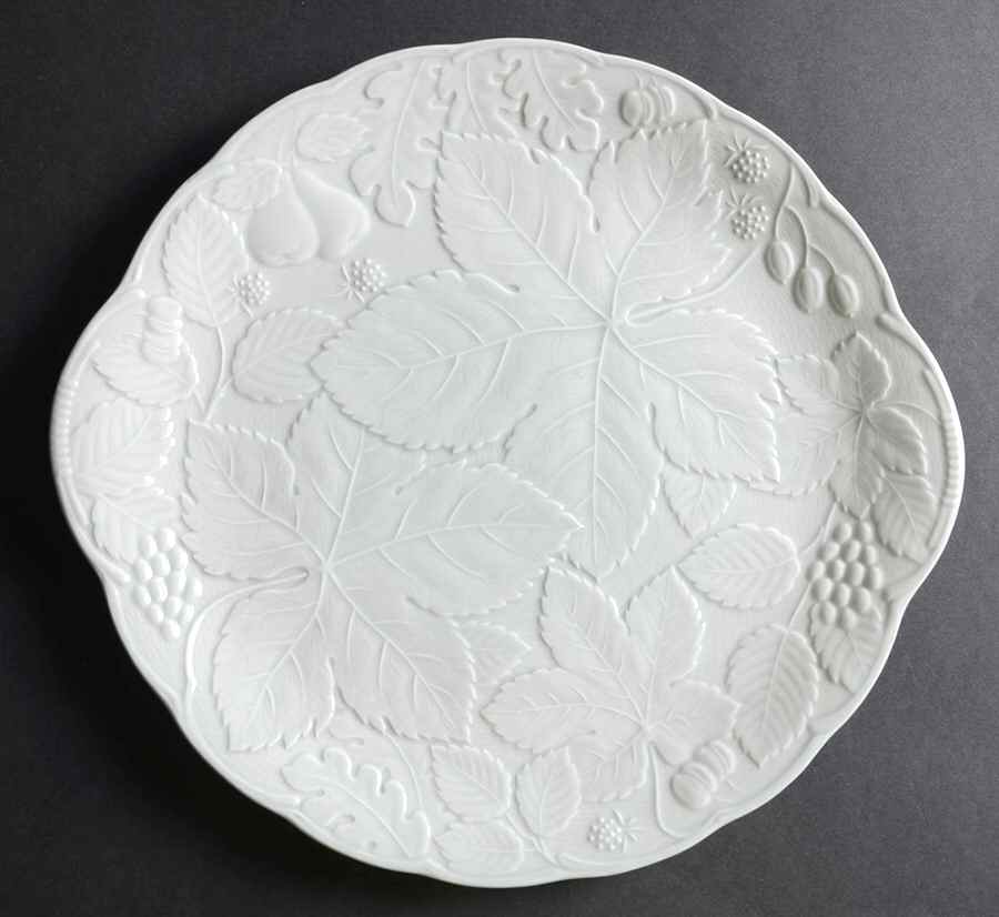 Woodbury Gray Handled Cake Plate by Nikko-1