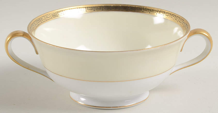 Gracewood Footed Cream Soup Bowl by Noritake-1