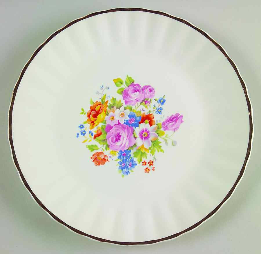 New Rosette Luncheon Plate by Nasco China (USA)-1