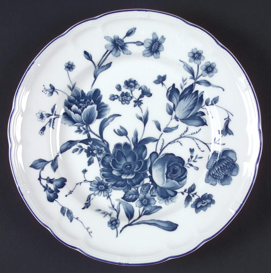 Antoinette Blue Salad/Dessert Plate by Nikko-1