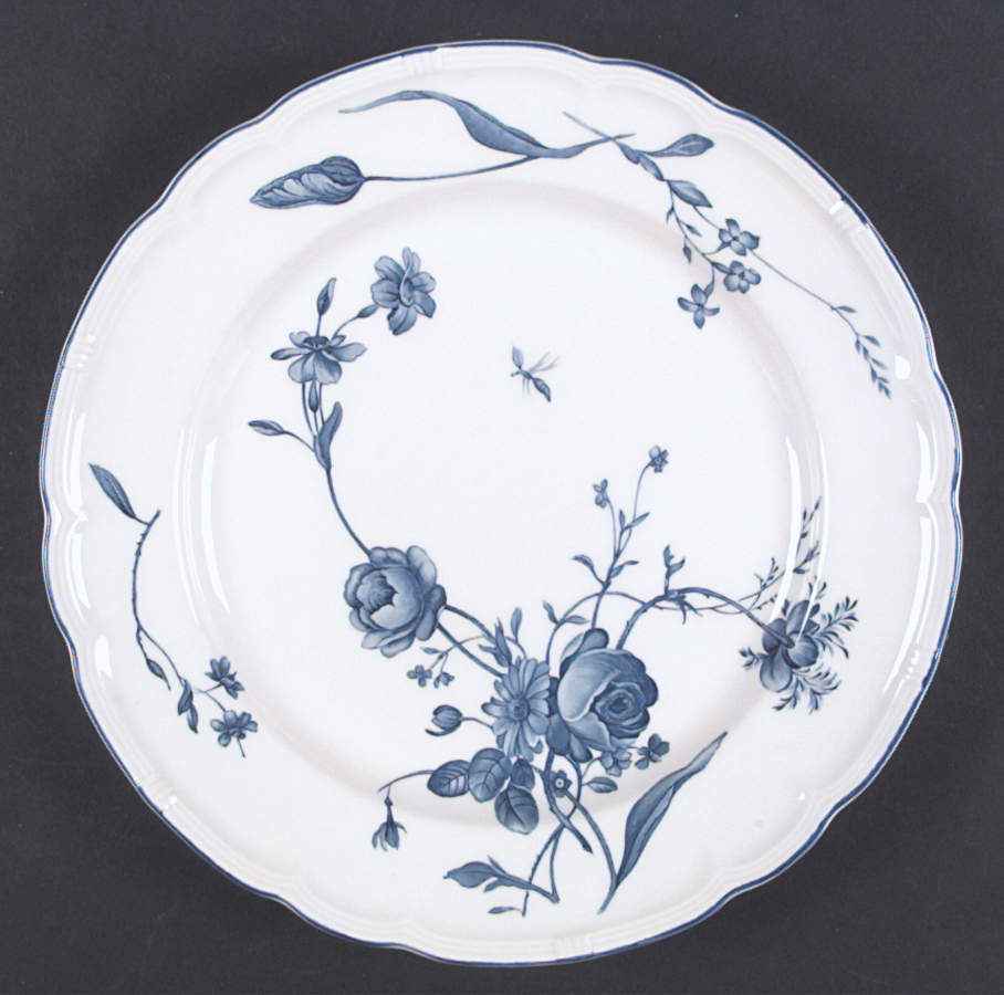 Antoinette Blue Dinner Plate by Nikko-1