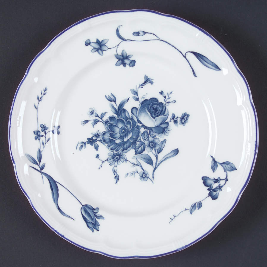Antoinette Blue Bread & Butter Plate by Nikko-1