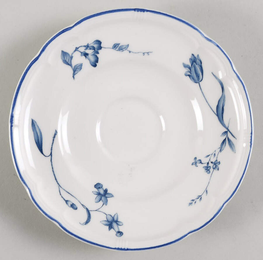 Antoinette Blue Saucer by Nikko-1