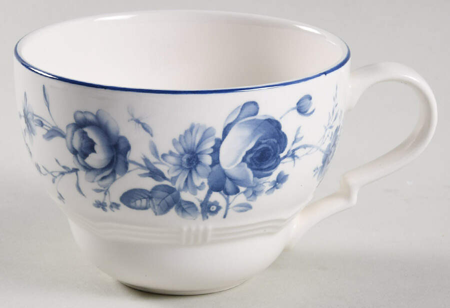 Antoinette Blue Flat Cup by Nikko-1