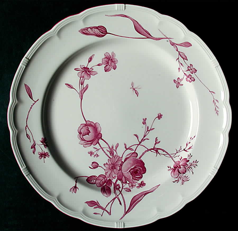 Antoinette Pink Dinner Plate by Nikko-1