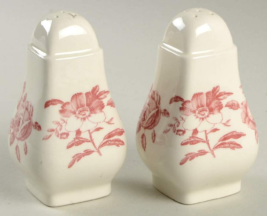 Antoinette Pink Salt & Pepper Set by Nikko-1