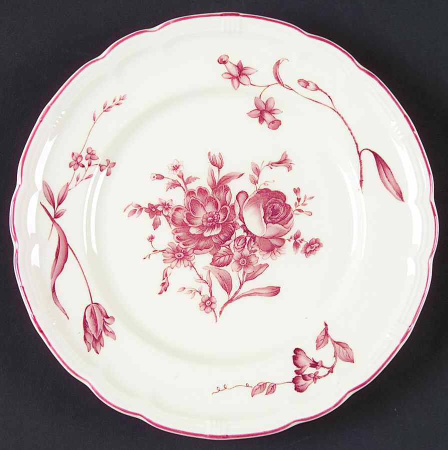 Antoinette Pink Bread & Butter Plate by Nikko-1