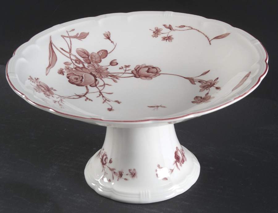 Antoinette Pink Round Compote (Height X Width) by Nikko-1