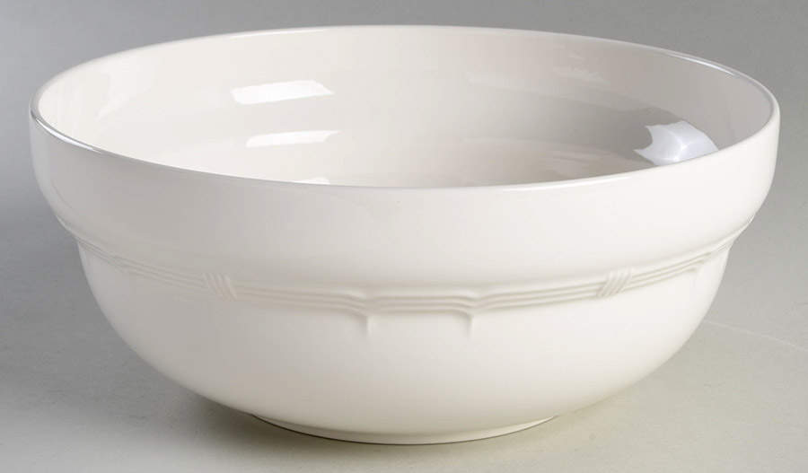 La Creme 9" Round Vegetable Bowl by Nikko-1