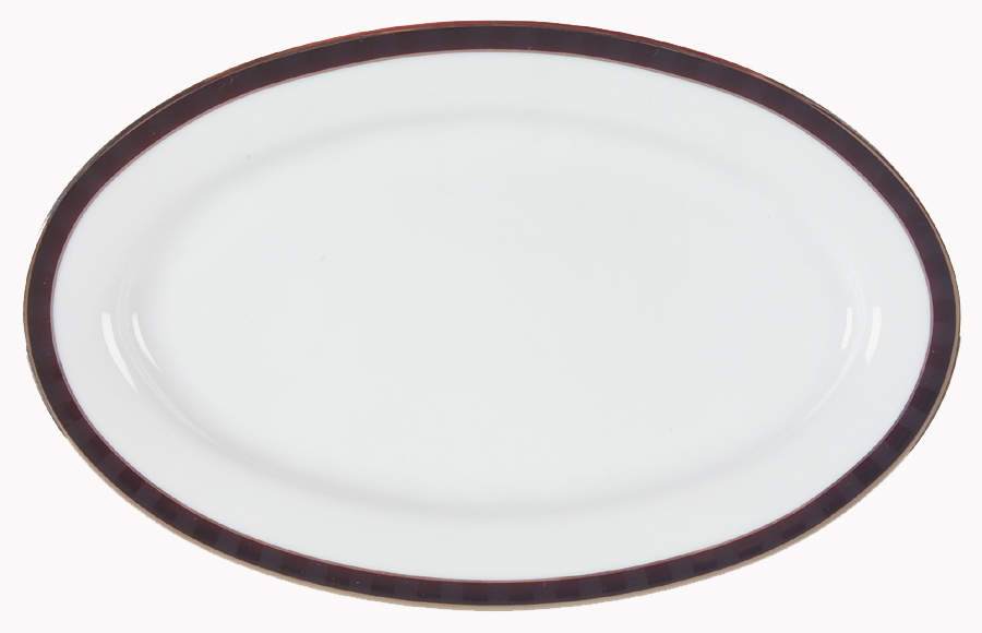 Black Tie Relish/Butter Tray by Nikko-1