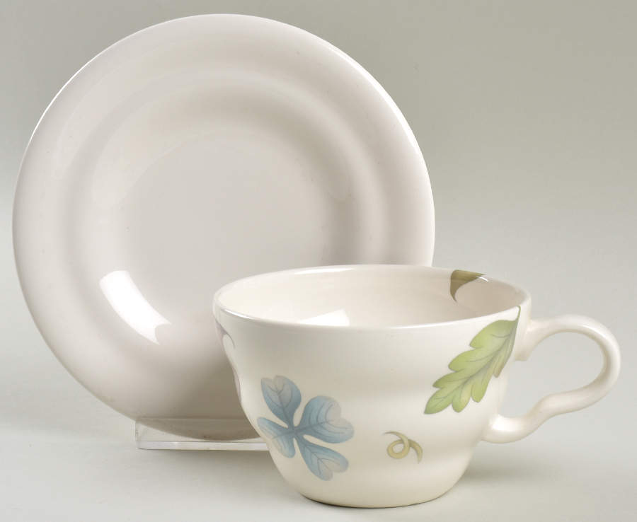 Lucky Charm Flat Cup & Saucer Set by Nikko-1