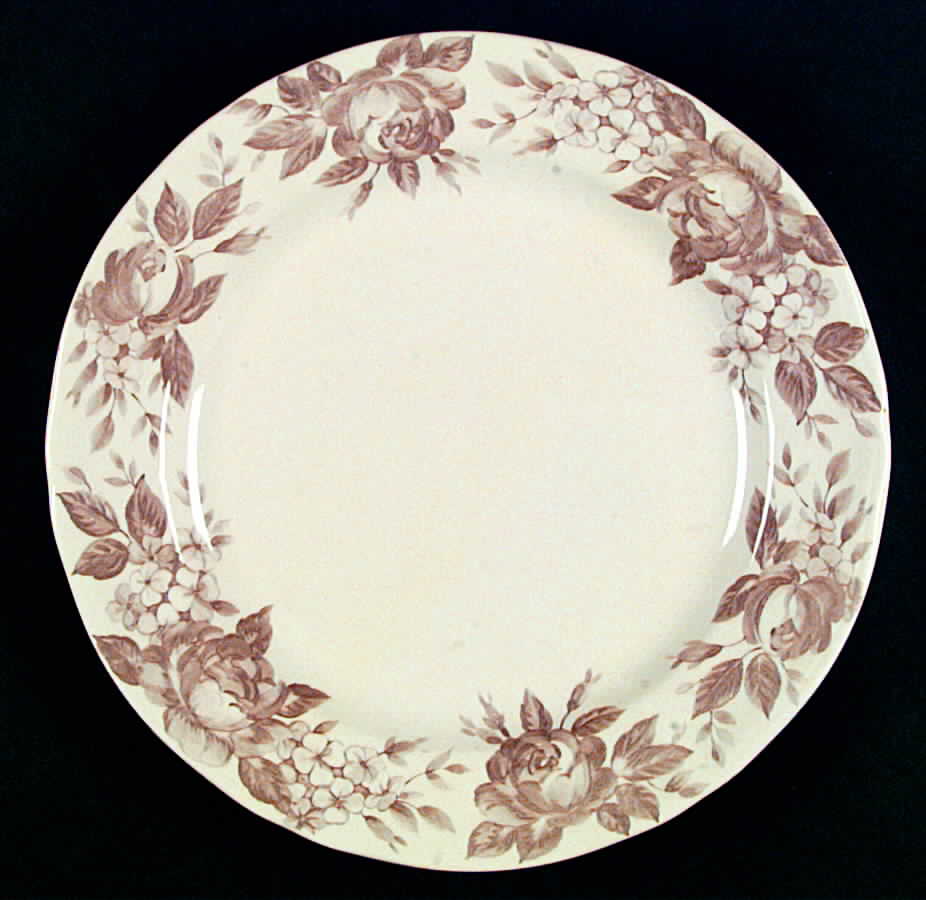 Rose Splendor Sand Dinner Plate by Nikko-1