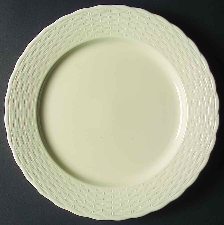 Woodbury Basket Ivory Service Plate (Charger) by Nikko-1