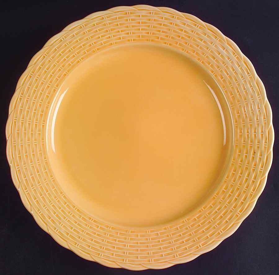 Woodbury Basket Melon Service Plate (Charger) by Nikko-1