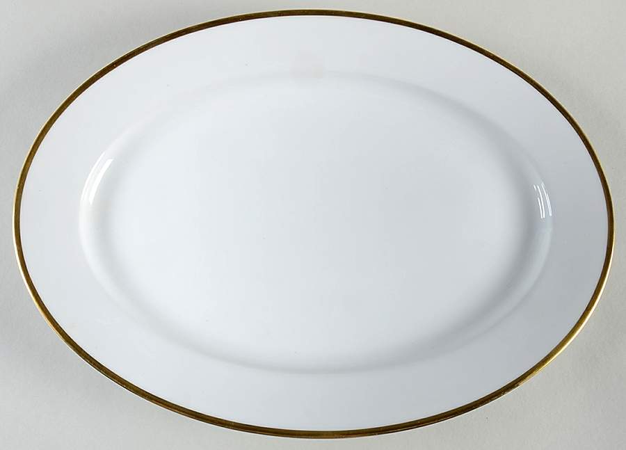 Colonial (No #, Field) 14" Oval Serving Platter by Noritake-1