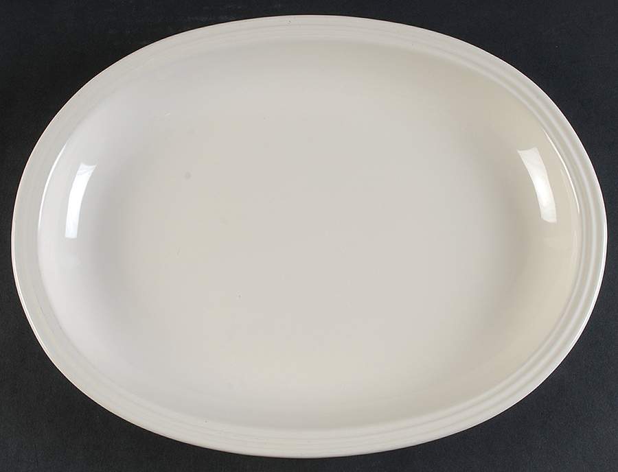 Flamingo Natural 13" Oval Serving Platter by Nancy Calhoun-1
