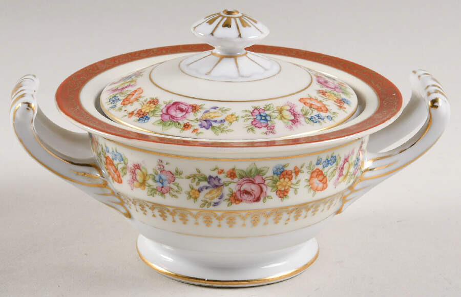 N1227 Sugar Bowl & Lid by Noritake-1