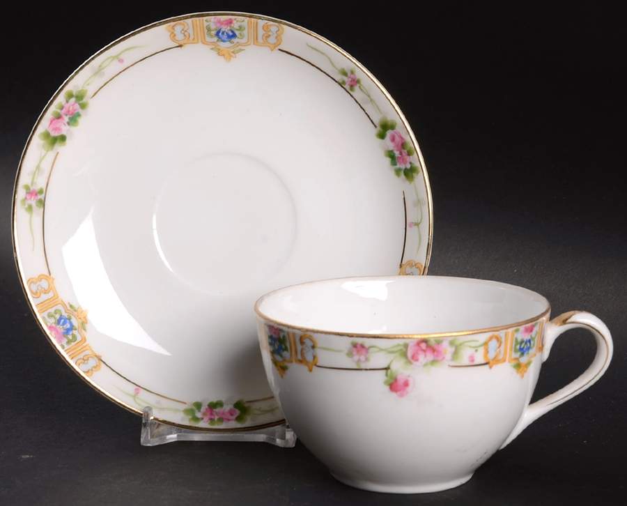 N1233 Flat Cup & Saucer Set by Noritake-1