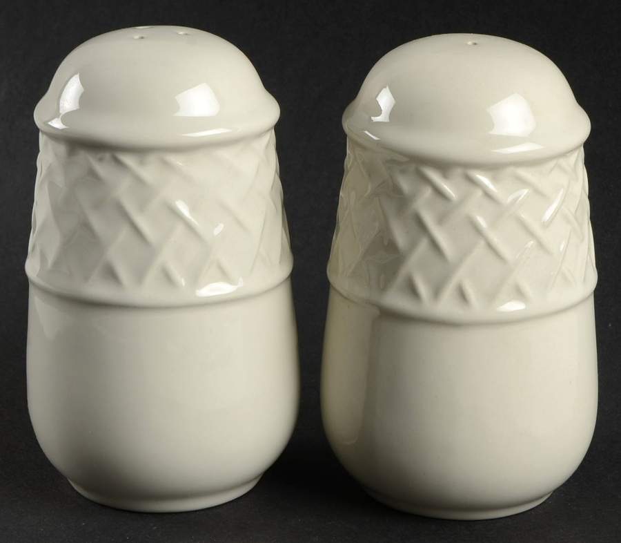 Perennial Colours Ivory Salt & Pepper Set by Nancy Calhoun-1