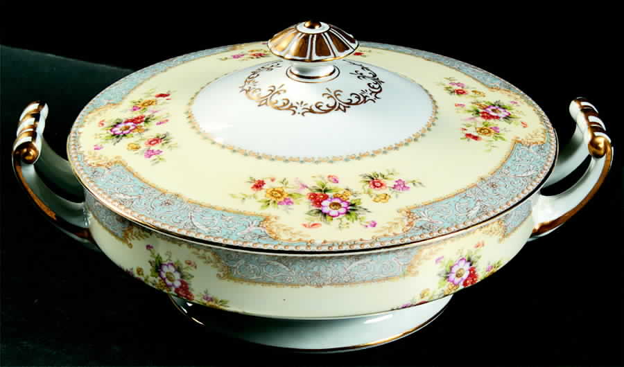 Bluedawn (4715) Round Covered Vegetable by Noritake-1