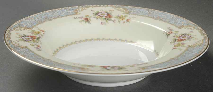 Bluedawn (4715) Rim Soup Bowl by Noritake-1