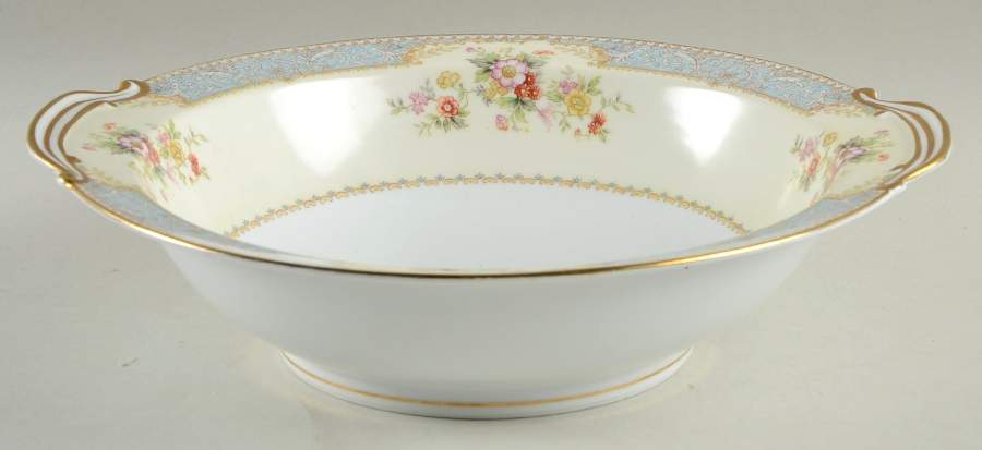 Bluedawn (4715) 10" Round Vegetable Bowl by Noritake-1