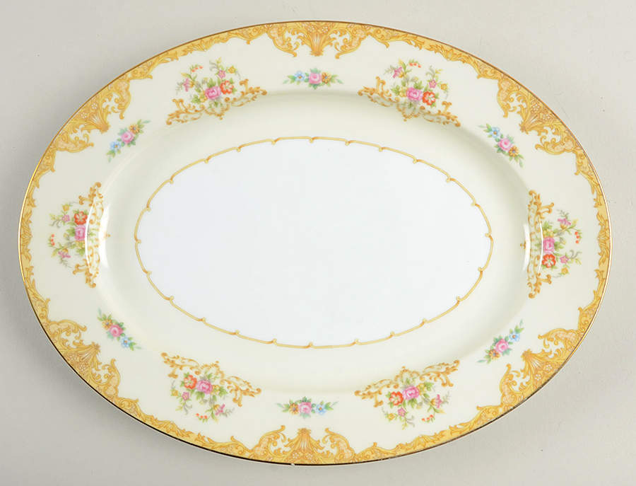 N1234 13" Oval Serving Platter by Noritake-1