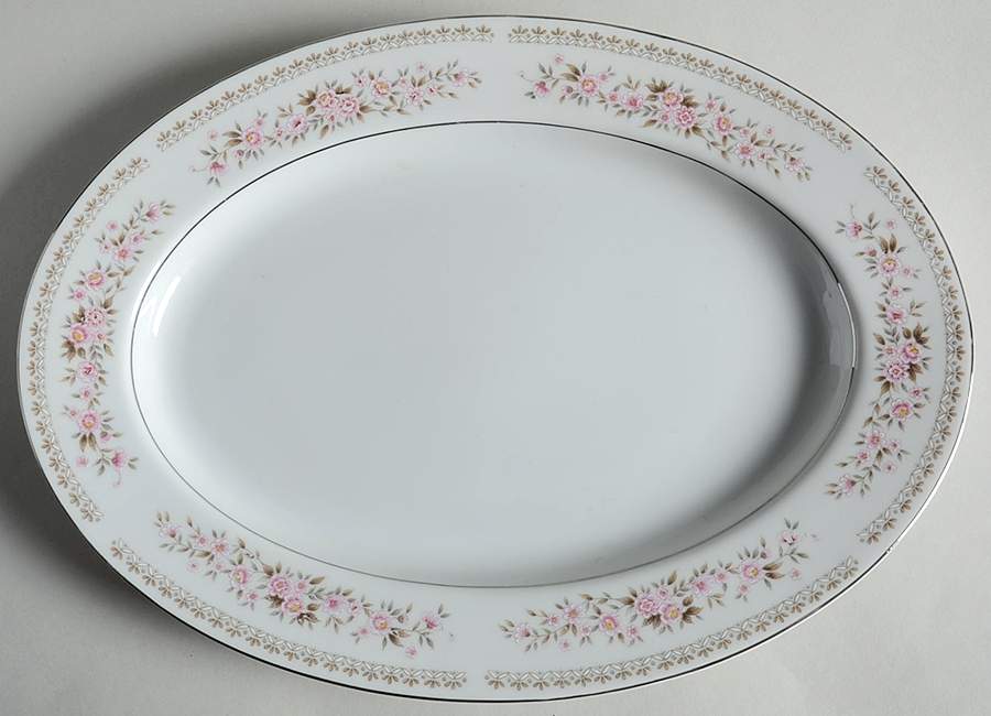 Summer Garland 12" Oval Serving Platter by Norleans-1