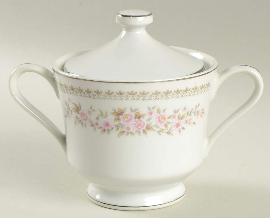 Summer Garland Sugar Bowl & Lid by Norleans-1