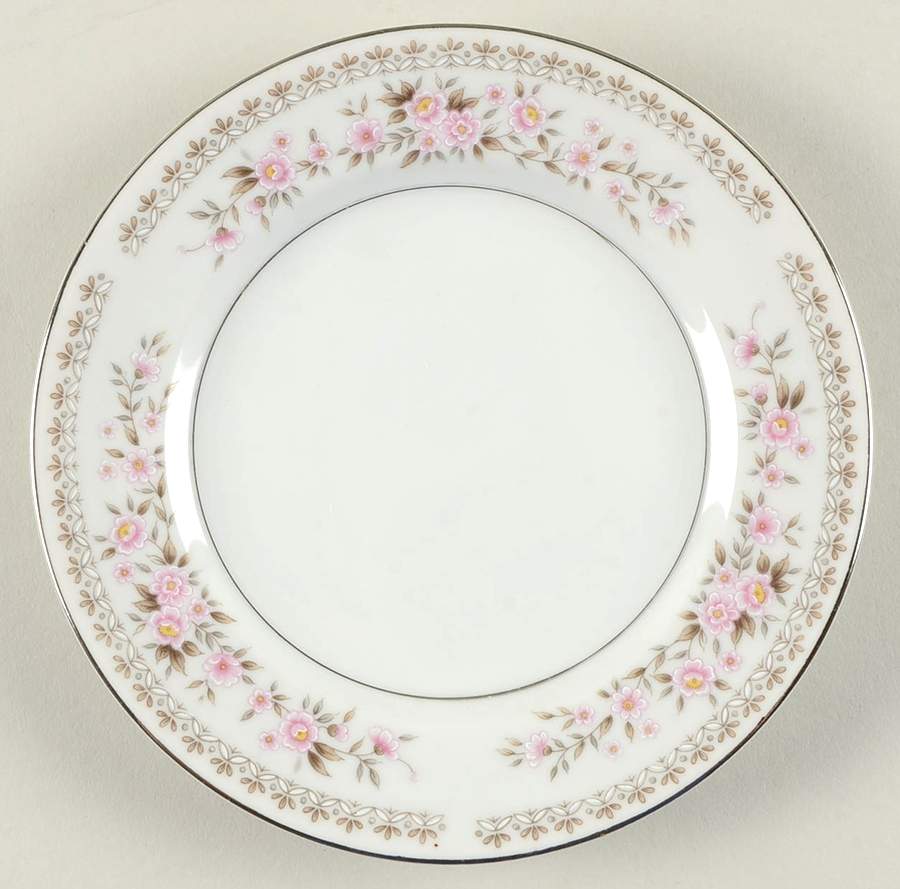 Summer Garland Bread & Butter Plate by Norleans-1