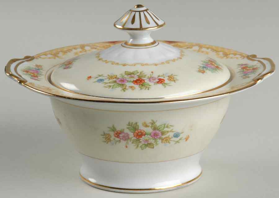 N1238 Sugar Bowl & Lid by Noritake-1