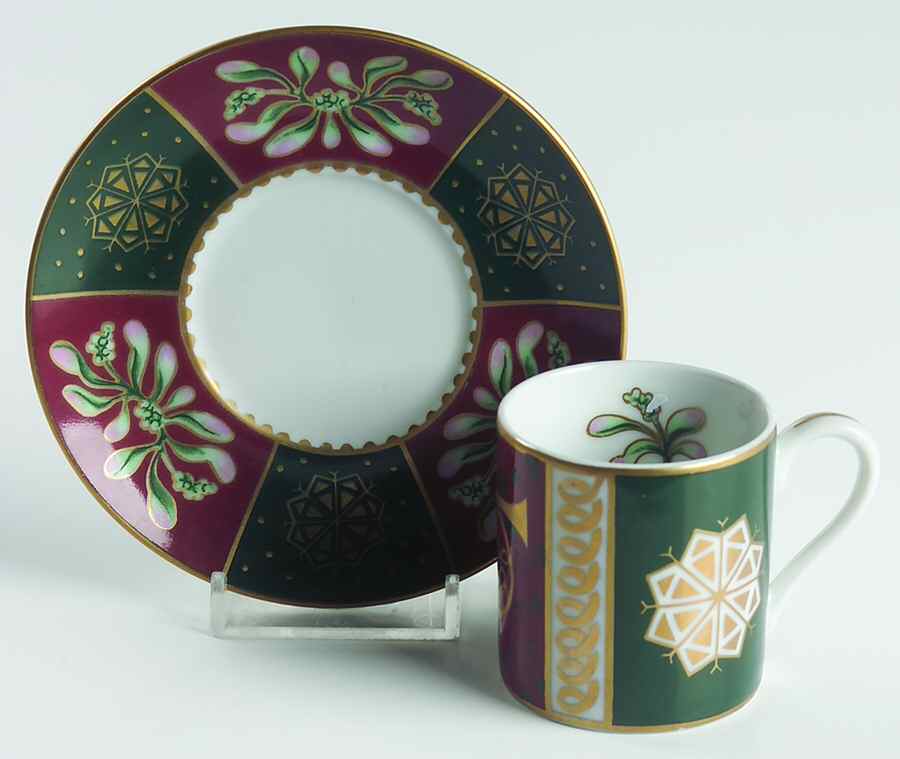 NM5 Flat Demitasse Cup & Saucer Set by Neiman Marcus-1