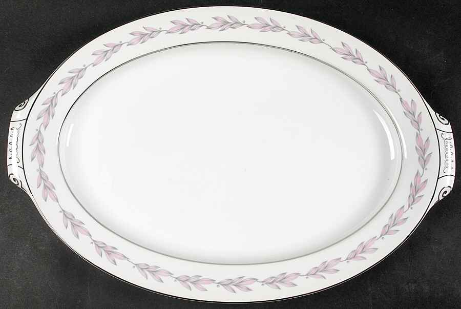 Miramar 17" Oval Serving Platter by Narumi-1