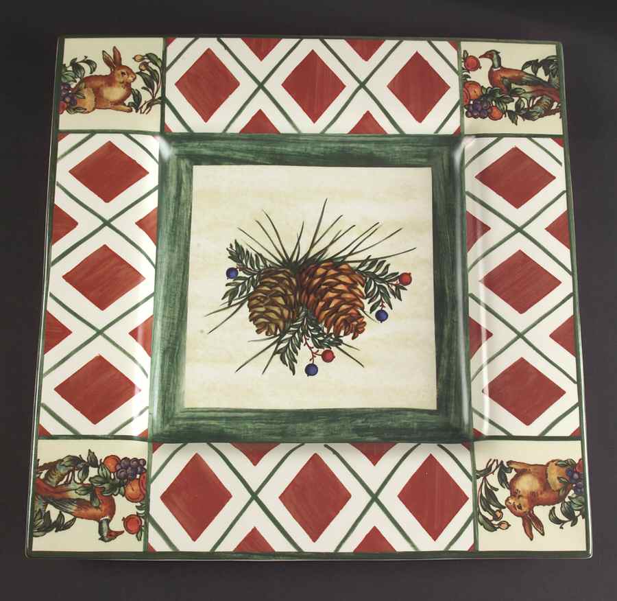 Royal Hunt 14" Square Platter by Noritake-1