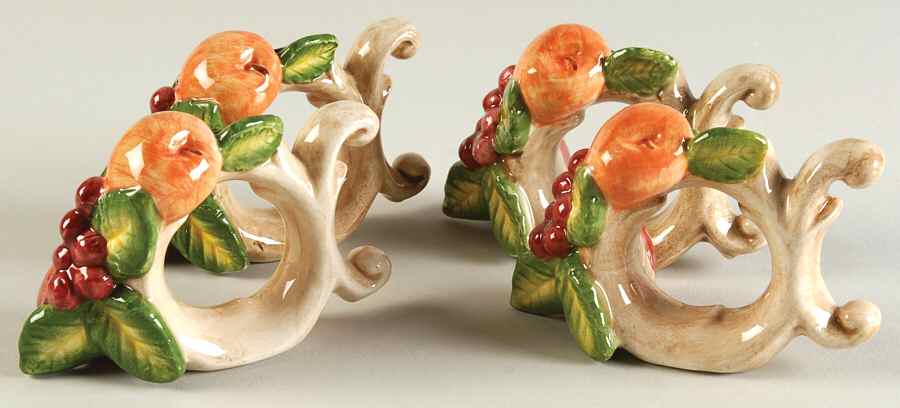 Royal Hunt Napkin Ring - Set of 4 by Noritake-1