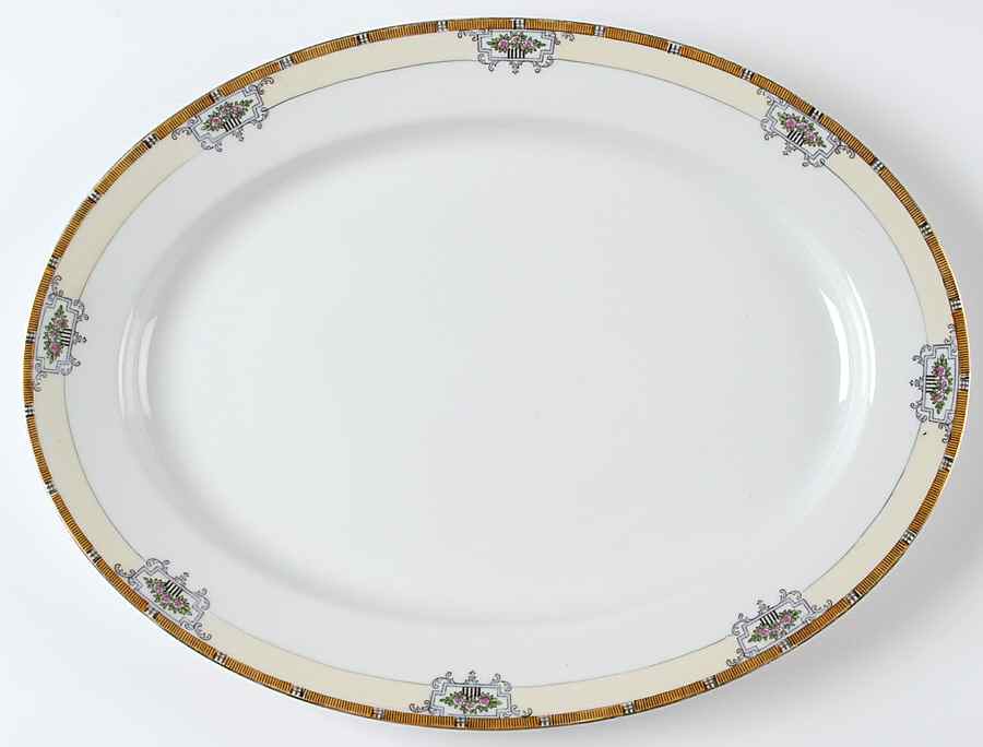 N1247 16" Oval Serving Platter by Noritake-1