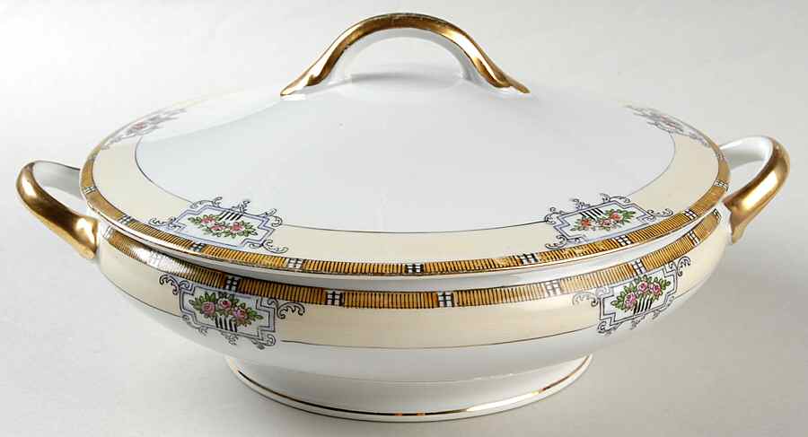N1247 Round Covered Vegetable by Noritake-1