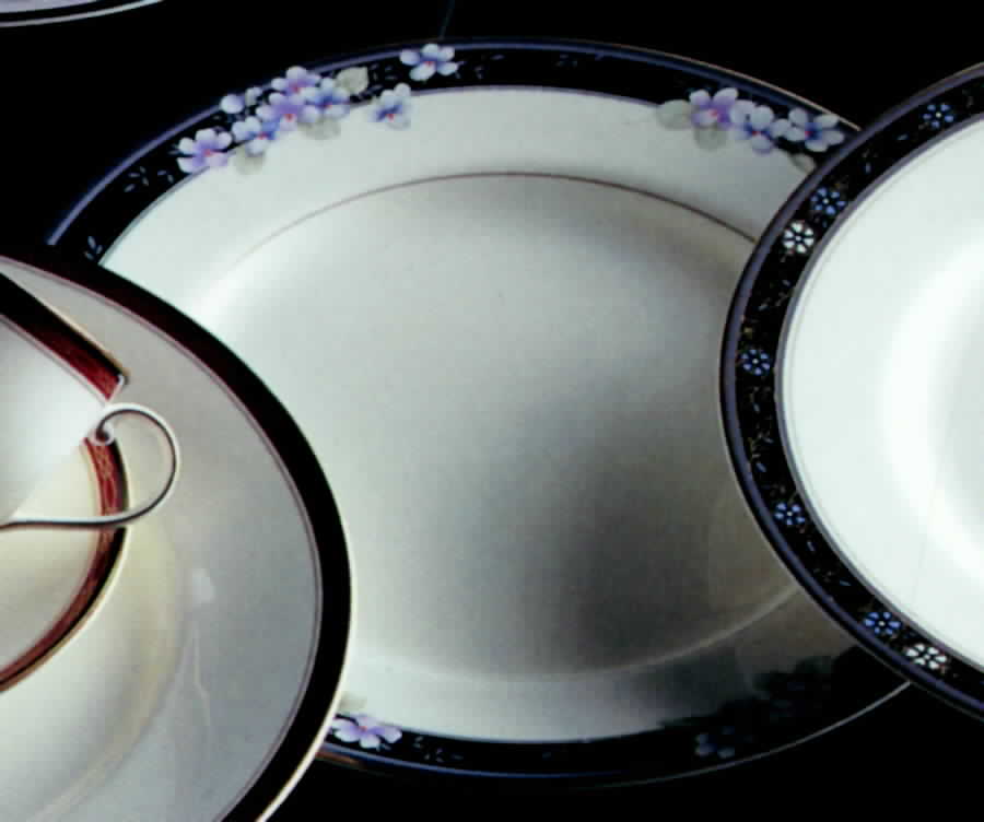 Refinement Black Dinner Plate by Narumi-1